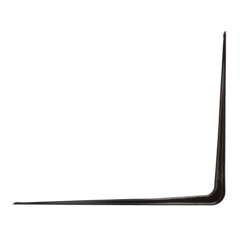 Кронштейн угловой с ребром, 250 х 300 мм, коричневый Сибртех