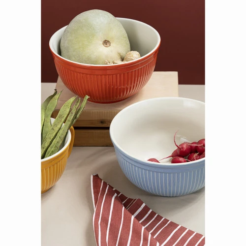 Миска soft ripples, 3,9 л, красная