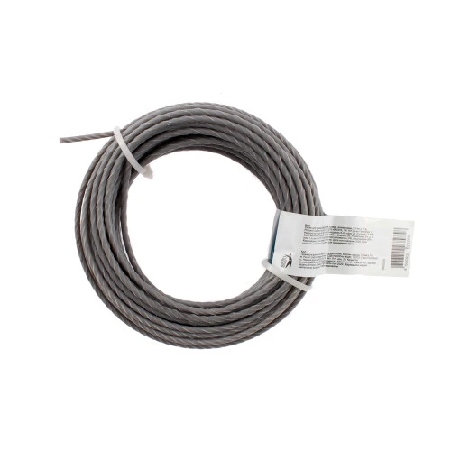 Леска для триммера квадратная витая, армированная алюминием, 3.0 мм х 10 м, Сибртех