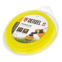 Леска для триммера, круглая 2.4 мм х 44 м, блистер Flex cord Denzel