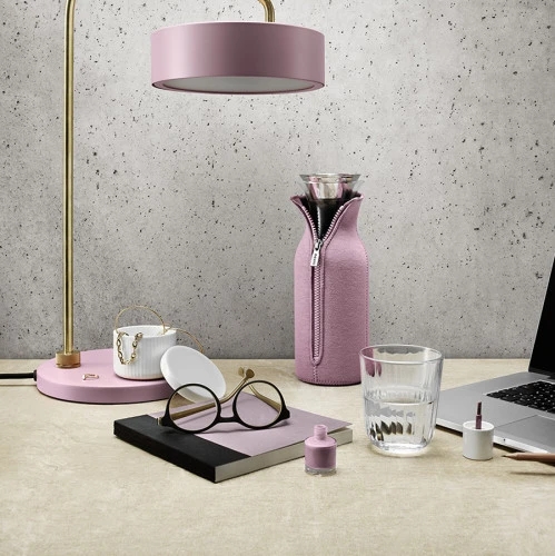 Графин fridge в неопреновом текстурном чехле, 1 л, холодная роза