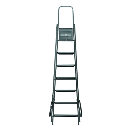 Стремянка 7 ступеней, компактная, стальная Сибртех