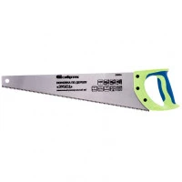 Ножовка по дереву "Зубец", 450 мм, 7-8 TPI, каленый зуб 3D, двухкомпонентная рукоятка Сибртех