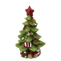 Свеча декоративная green miracle из коллекции new year essential, 18 см