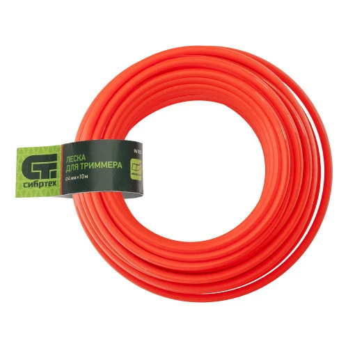 Леска для триммера квадратная, 4.0 мм х 10 м, Сибртех