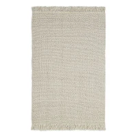 Ковер из переработанного пластика бежевого цвета из коллекции ethnic, 120х180 см