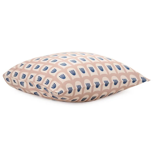 Набор из двух наволочек из сатина бежево-розового цвета с принтом blossom time из коллекции cuts&pieces, 70х70 см