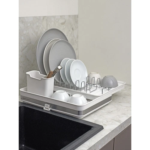 Сушилка для посуды atle раздвижная большая, белая