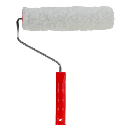 Валик "Искусственный мех", в сборе, 250 мм, D 48 мм, D ручки 6 мм, крепление шплинтом Сибртех