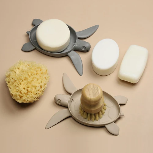 Мыльница turtle, серая