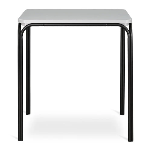 Стол обеденный ror, 70х70 см, черный/серый