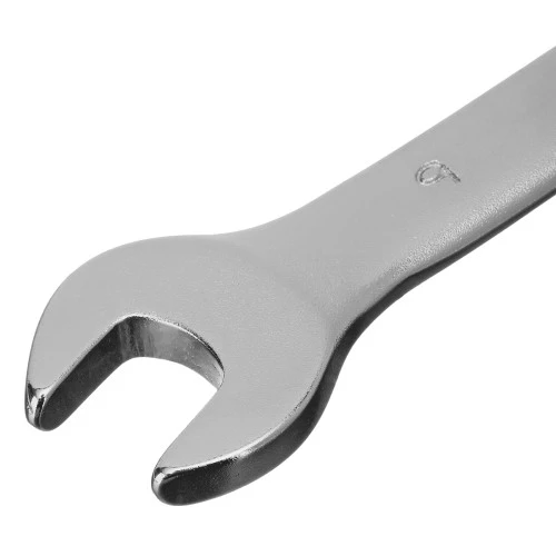 Ключ комбинированный, 9 мм, CrV, матовый хром Stels