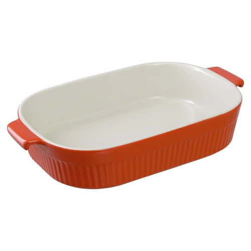 Блюдо для запекания soft ripples, 29,2х18,2 см, красное
