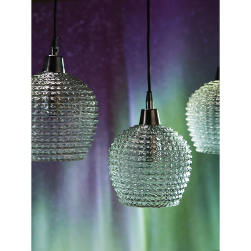 Светильник подвесной каскадный aurora, 110х18 см, прозрачный