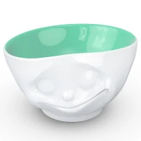 Чаша happy, 500 мл, белая/нефритовая