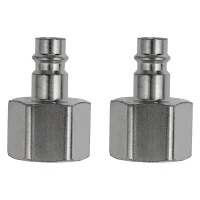 Ниппель универсальный быстросъемный ("папа") внутренняя резьба 1/2, 2 шт, Stels