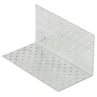 Крепежный уголок равносторонний  2 мм,   KUR 100 x 100 x 200 мм Сибртех