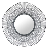 Зеркало настенное vinger, D79 см, черное