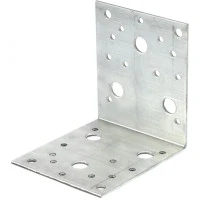Крепежный уголок 2.5 мм, КU 105 x 105 x 90 мм Сибртех