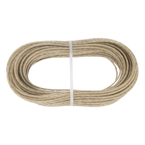 Трос металлополимерный прозрачный ПР-4.0, толщина 4.0 мм, моток 20 метров Сибртех