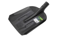 Лопата совковая, 235х285 мм, ребра жесткости, без черенка, Сибртех