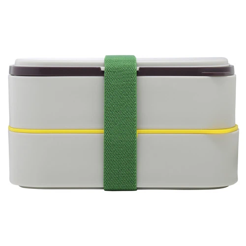 Ланч-бокс с приборами food time, 1 л, серый