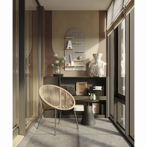 Столик кофейный marius, D50 см, черный