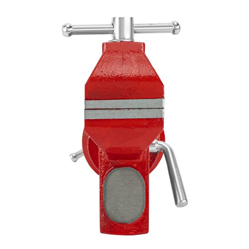 Тиски слесарные, 50 мм, настольные, поворотные, c наковальней MTX