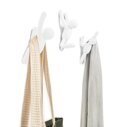 Набор крючков buddy, белый, 3 шт.