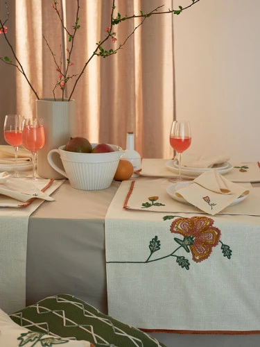 Салфетка сервировочная spring flower из коллекции ethnic, 45х45 см