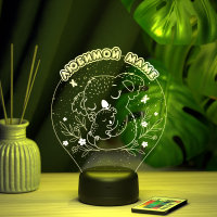 3D светильник  Светильник "Коала с малышом"