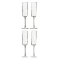 Набор бокалов из акрила arctic для шампанского, 180 мл, прозрачный, 4 шт.