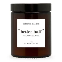 Свеча ароматическая the olphactory, better half, groom cologne, 30 ч