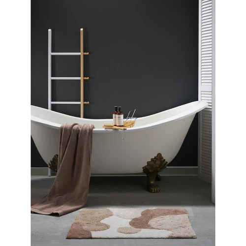 Коврик для ванной из хлопка с авторским принтом из коллекции freak fruit, 50х80 см