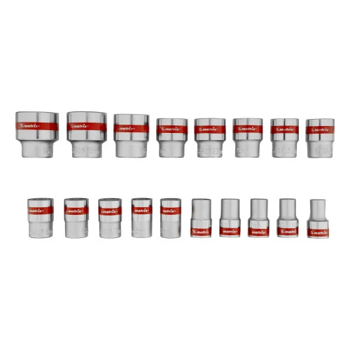 Набор торцевых головок с трещоткой 1/2", 24 предмета Matrix