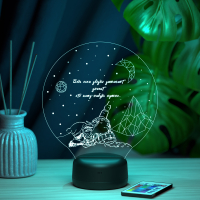 3D светильник  Светильник "Влюбленные под звездами"