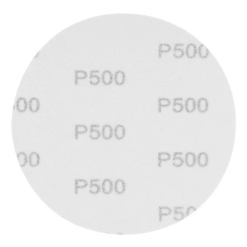 Круг абразивный на ворсовой подложке под "липучку", P 500, 125 мм, 10 шт Matrix