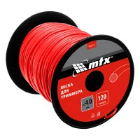 Леска для триммера круглая 4,0 мм х 120 м, на катушке MTX