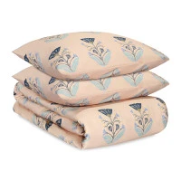 Комплект постельного белья "Летний цветок" из премиального сатина из коллекции russian north, 150х200 см