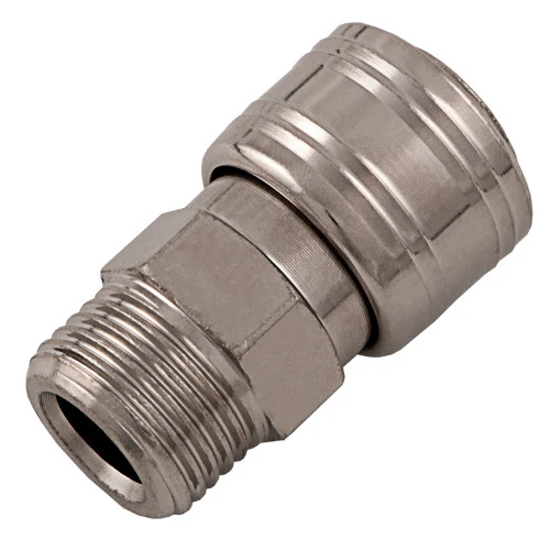 Муфта универсальная быстросъемная ("мама") внешняя резьба 1/2, 1 шт, Stels