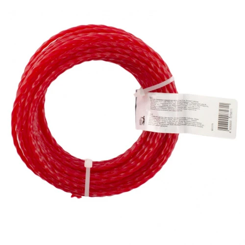 Леска для триммера квадратная витая, 3.0 мм х 10 м, Сибртех