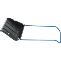 Движок для уборки снега пластиковый, 600 х 475 х 1335 мм, стальная рукоятка, Сибртех