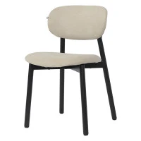 Стул round, рогожка, ванильный