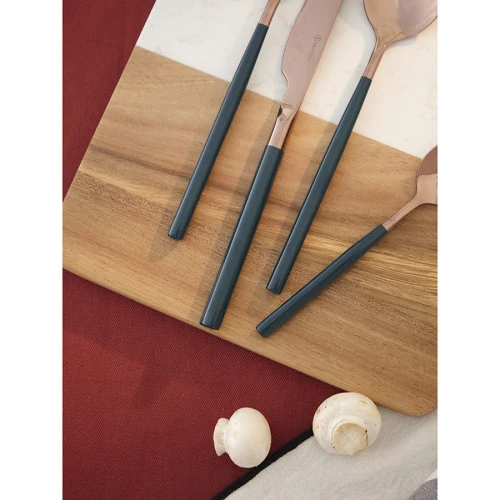 Набор столовых приборов duality, розовое золото, 16 пред.