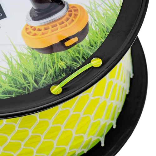 Леска для триммера круглая, 2,4мм х 192м, на DIN катушке FLEX CORD Denzel