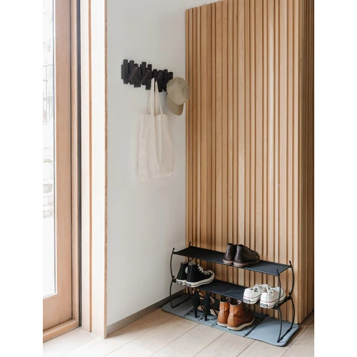 Вешалка настенная sticks, 49,3 см, эспрессо, 5 крючков