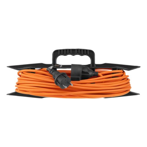 Удлинитель-шнур силовой Garden Series, б/з, ПВС, 20м, 1 розетка, 2 x 1 мм, Denzel