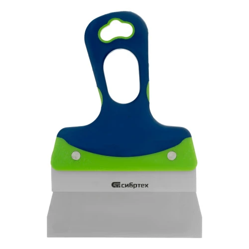 Шпатель фасадный, нержавеющая сталь, 150 мм,  двухкомпонентная ручка Сибртех