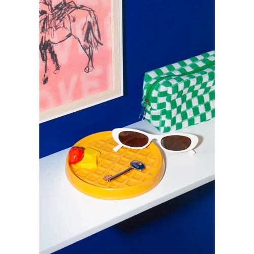 Поднос декоративный, good morning, waffle, D18,5 см