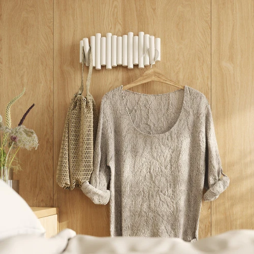 Вешалка настенная picket, 5 крючков, белая